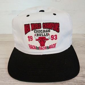 Vintage Chicago Bulls NBA World Champions Hat